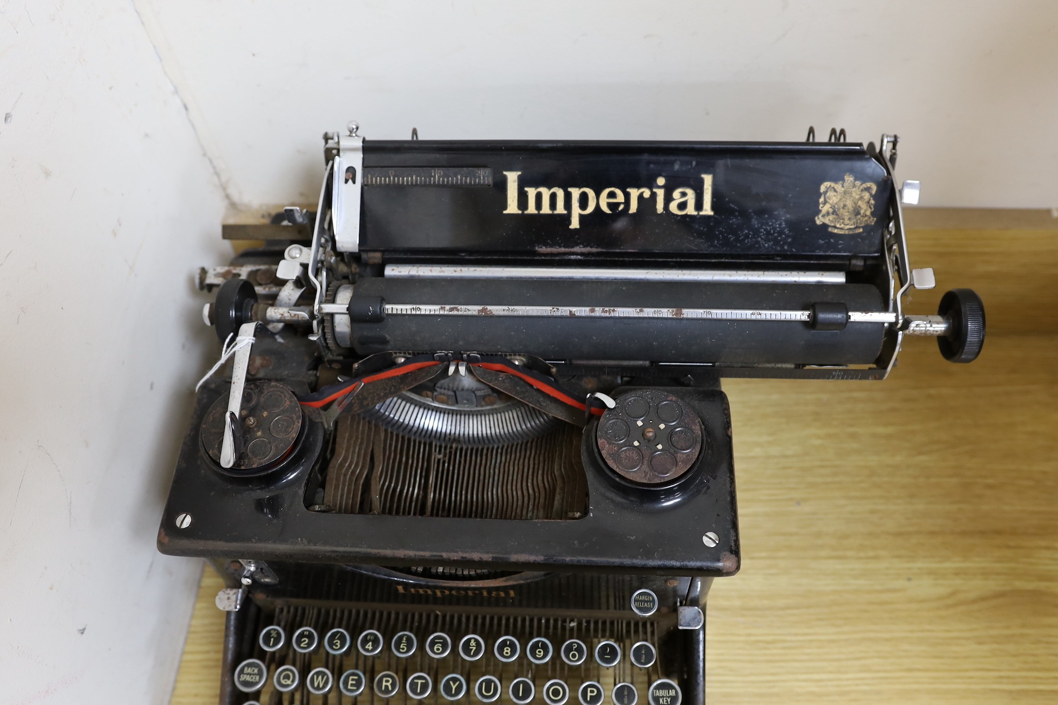 An Imperial typewriter